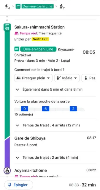 L'application Google Maps
