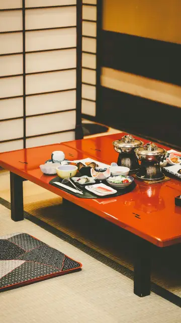 Dîner kaiseki dans un ryokan