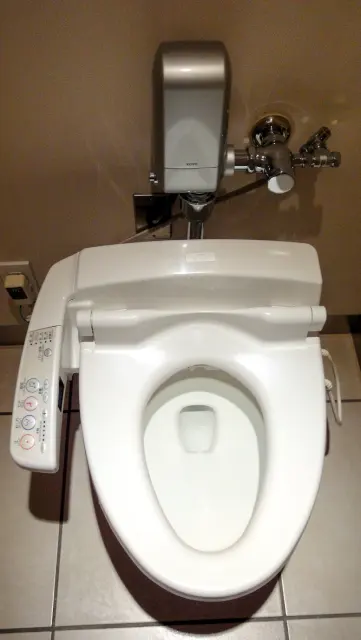 Toilettes japonaises typiques